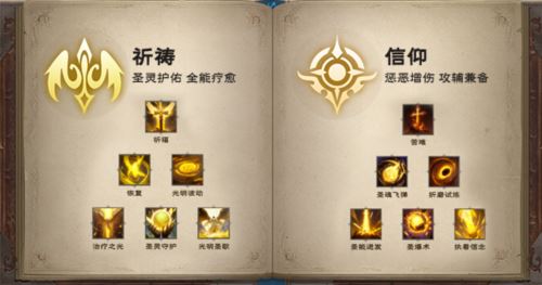 塔瑞斯牧师天赋